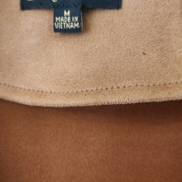 Shinestar Brown Suede Leather Jacket - Picture 2 of 4